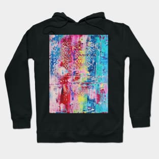 Pastel abstract art inspired by Gerhard Richter Hoodie